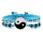 2Pcs/set Dragon Tai Chi Gossip Adjustable Yin Yang Bracelets Fashion Couple Jewelry