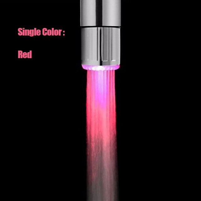 LED Temperature Sensitive 3-Color Light-up Faucet